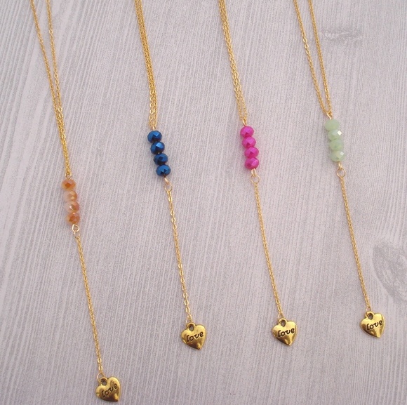 New Beaded Lariat Necklace - Picture 2 of 8